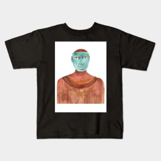 Mayan with Mask Kids T-Shirt